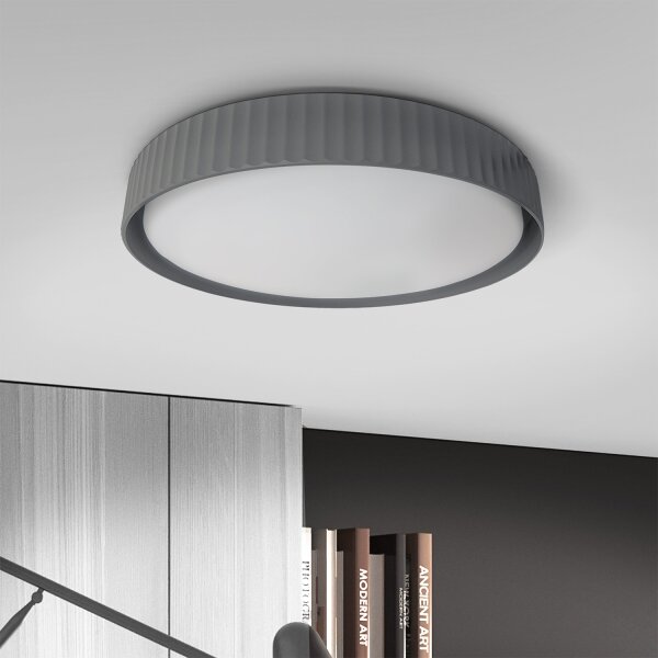 Brilagi - LED stmievateľné stropné svietidlo LUCIA LED/48W/230V pr. 41 cm sivé+DO