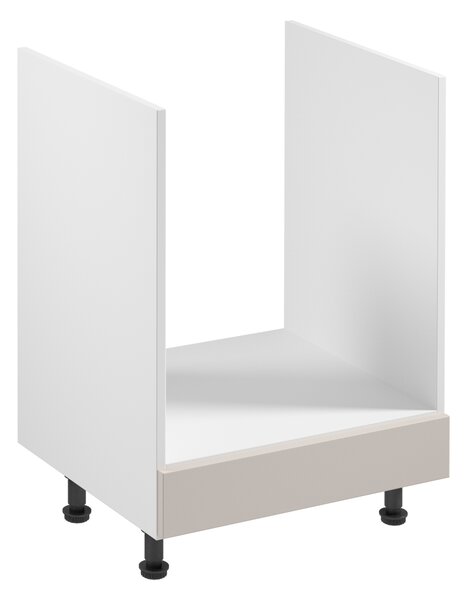 Kuchynská skrinka pre vstavanú rúru SALERNO - šírka 60 cm, biela / béžová