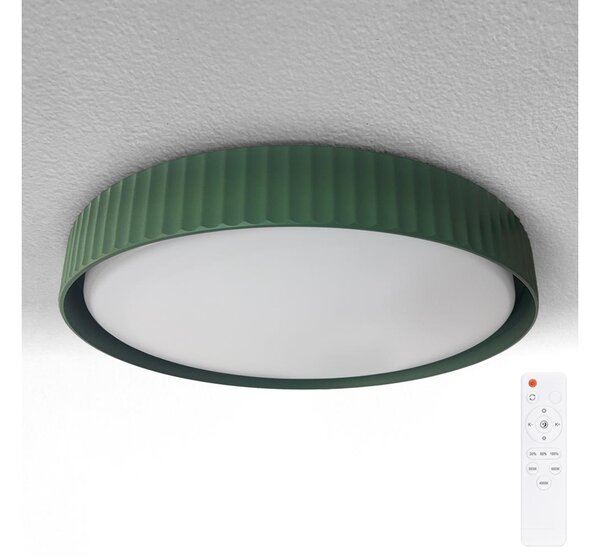 Brilagi -LED stmievateľné stropné svietidlo LUCIA LED/48W/230V pr. 41 cm zelené+diaľkové ovládanie