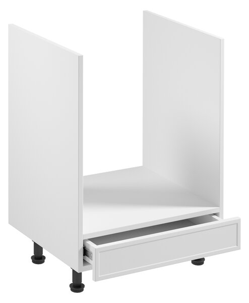 Kuchynská skrinka pre vstavanú rúru SALERNO - šírka 60 cm, biela