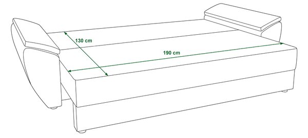 NovýNábytok.sk Pohovka trojsedačka Radiant Bis (tmavohnedá + svetlohnedá). Akcia -20%. Vlastná spoľahlivá doprava až k Vám domov. 1056838