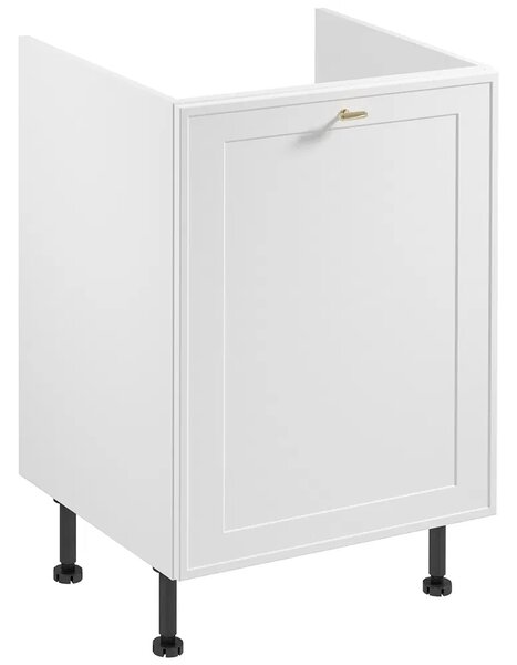 Drezová skrinka SALERNO - šírka 60 cm, biela + koše na odpad ZADARMO