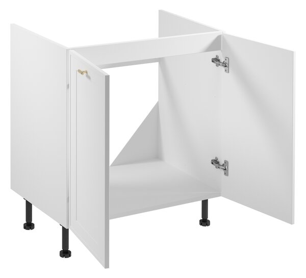Dolná drezová skrinka SALERNO - šírka 80 cm, biela