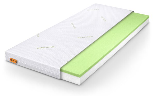 Detský penový matrac Calavo Basic 70x140 - viskózový poťah Avocado