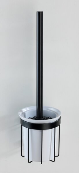 WENKO WC kefa BEZ VŔTANIA Classic Plus čierna 36x11x12 cm