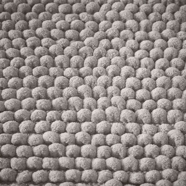 Sivá kúpeľňová predložka 50x80 cm Aspen Bobble – Bianca
