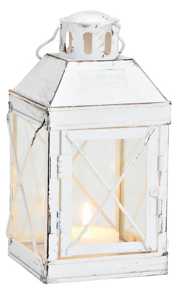 Lampy Tiffany Svietnik lampáš biely 1500