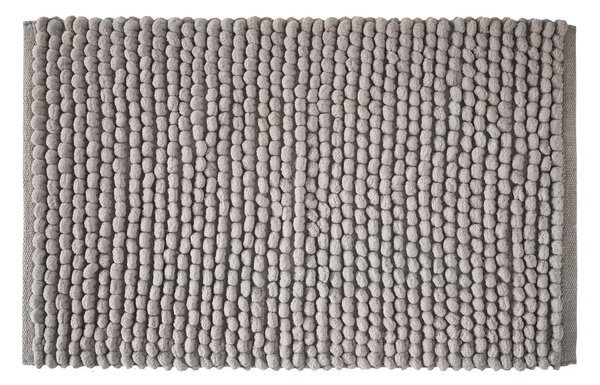 Sivá kúpeľňová predložka 50x80 cm Aspen Bobble – Bianca
