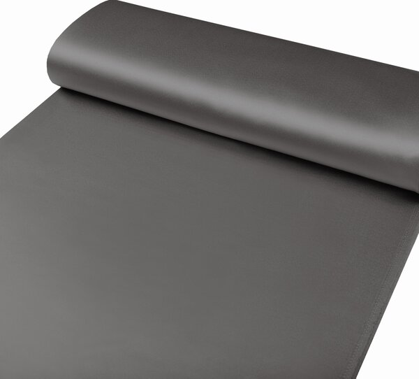 Biante Saténový záves LUX-004 Sivohnedý 140x140 cm