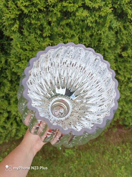 Lampy Tiffany Svietnik stojanový ružový 1002