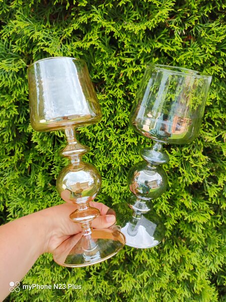 Lampy Tiffany Svietnik zo skla lampa 1010
