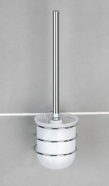 WENKO WC kefa BEZ VŔTANIA Klasická lesklá kovová 37x10x12 cm