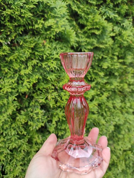 Lampy Tiffany Svietnik sklenený 2dielny - 1111