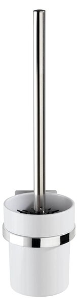 WENKO WC kefa BEZ TURBOLOC QUADRO lesklý kov 36x10x12 cm