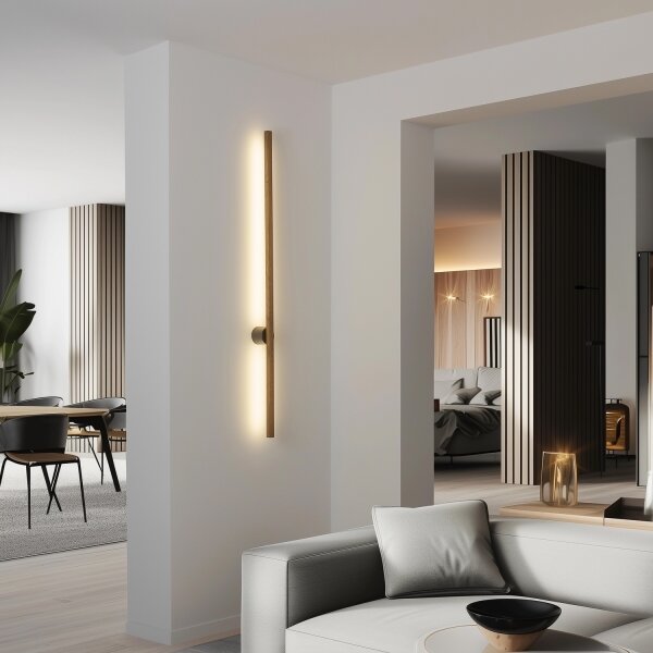 Brilagi - LED nástenné svietidlo WOODY LINE LED/12W/230V 120 cm dub orech