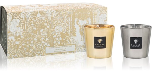 Baobab Collection Aurum & Platinum Les Exclusives Duo Candle Box darčeková sada