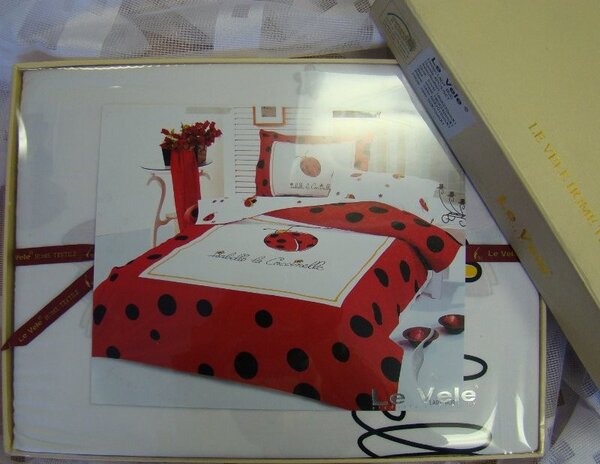 Le Vele obliečky bavlna Lady Bug 160x220cm - set 4 ks
