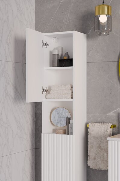 Vysoká skrinka do kúpeľne NOVA White 80-03-2D