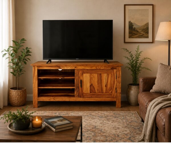 TV stolík Rami 120x60x45 indický masív palisander