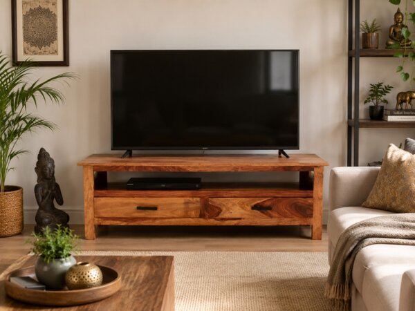 TV stolík Rami 150x50x45 indický masív palisander