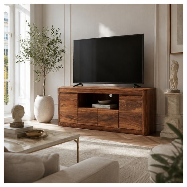 TV stolík Tina 140x60x45 indický masív palisander