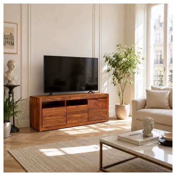 TV stolík 160x60x45 Tina indický masív palisander