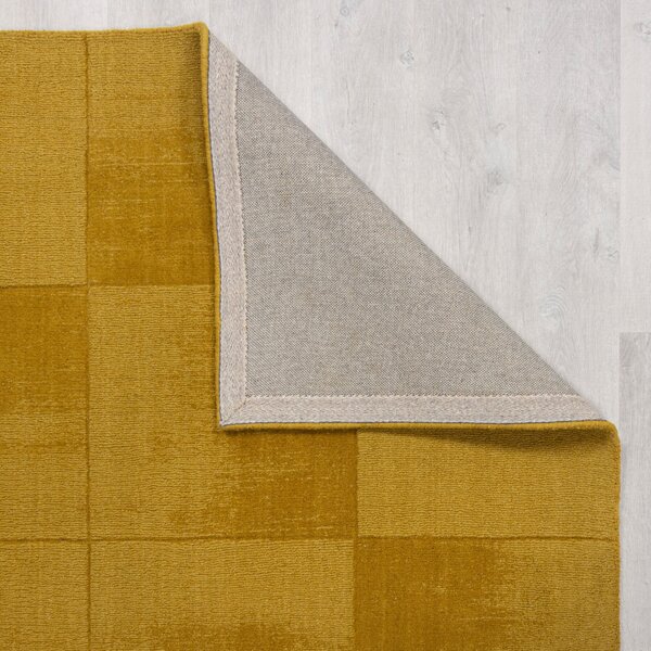 Flair Rugs , Kusový koberec Demi Check Ombre Yellow, 200x290, žltá, obývacia izba