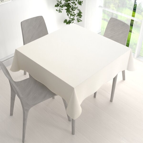 Biante Veľký teflónový štvorcový obrus TF-131 Šampaň bez vzoru 150x150 cm