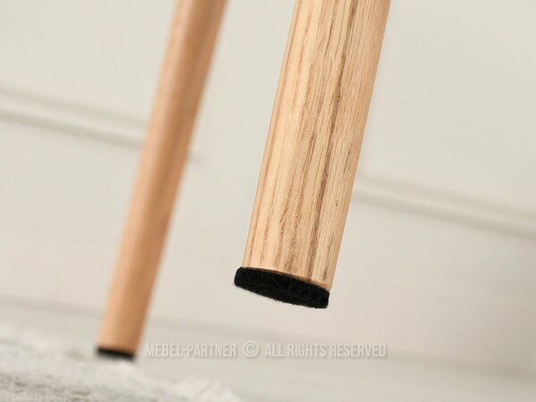 Elegantná jedálenská stolička ELISABETH - hnedá / dub