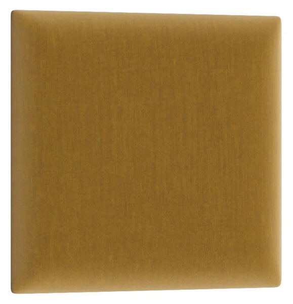 Čalúnený nástenný panel 30x30 VALERIO - horčicový