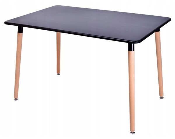 Bestent Jedálenský stôl BLACK MODERN 120 x 80 CM