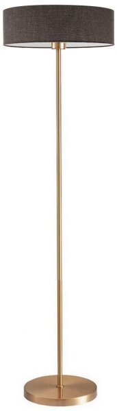 LED stojacia lampa TUNJA 1xE27/20W/230V, priemer 38 cm, zlatá/hnedá