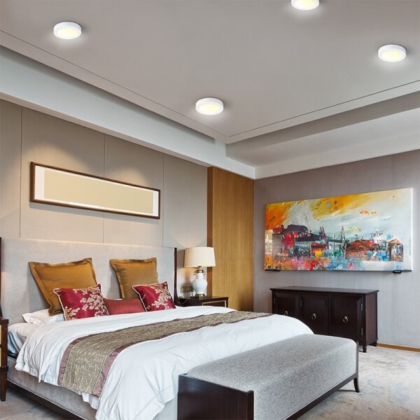 Solight WD172 - LED stropné svietidlo 18W/230V 3000/4000/6000K priemer 22,5 cm biela
