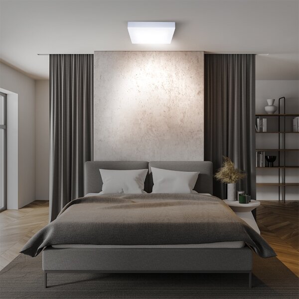 Solight WD173 - LED stropné svietidlo LED/18W/230V 3000/4000/6000K 22x22 cm biela