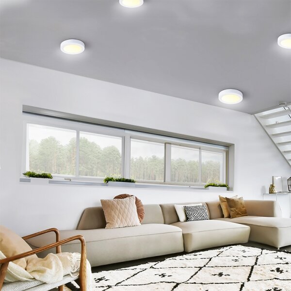 Solight WD172 - LED stropné svietidlo 18W/230V 3000/4000/6000K priemer 22,5 cm biela