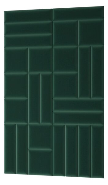 Set čalúnených nástenných panelov 120x195 VALERIO - zelený