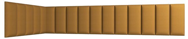 Set čalúnených panelov 100x220x50 VALERIO - horčicový
