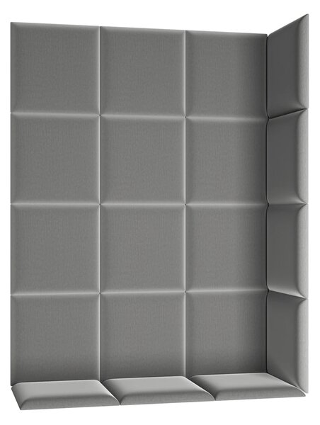 Set panelov na stenu 120x60 VALERIO - šedý