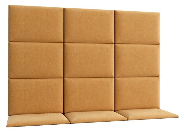 Set čalúnených panelov 180x120 VALERIO - horčicový