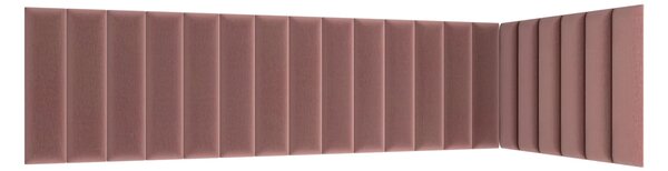 Set čalúnených panelov 210x90x60 VALERIO - ružový