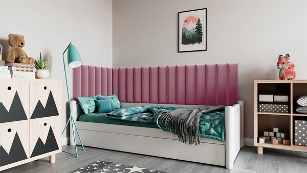 Set čalúnených panelov 210x90x60 VALERIO - ružový