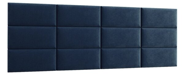 Set čalúnených panelov 240x90 VALERIO - modrý