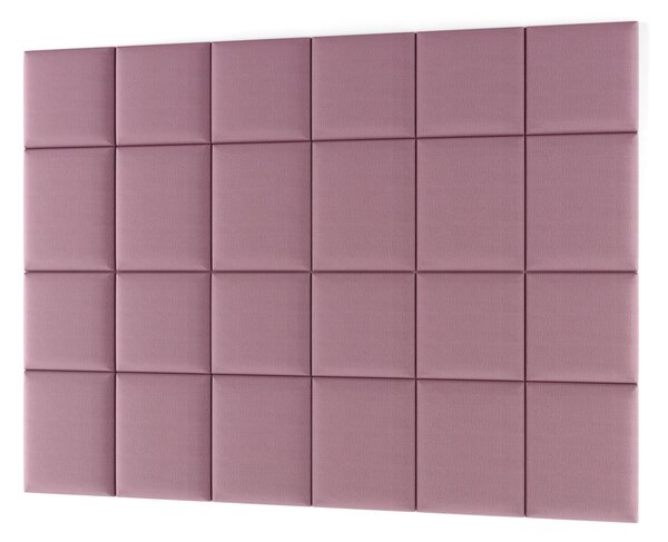 Set čalúnených panelov na stenu 240x180 VALERIO - ružový