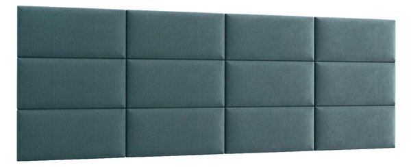 Set čalúnených panelov 240x90 VALERIO - svetlo modrý