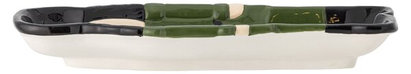 Servírovací tanier z kameniny Feast Nutcracker Green