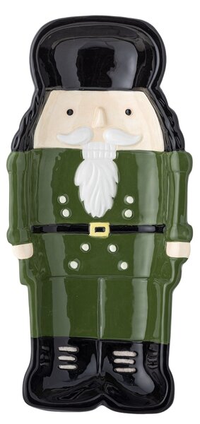 Servírovací tanier z kameniny Feast Nutcracker Green