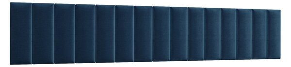 Set čalúnených nástenných panelov 300x60 VALERIO - modrý