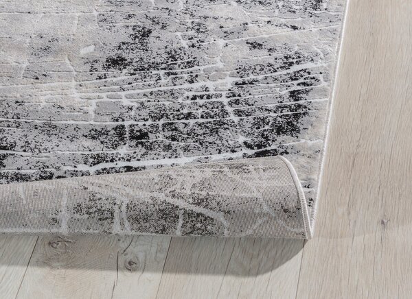 Obdĺžnikový koberec 80x150 cm LEONTIUS - šedý