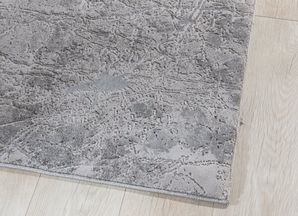 Obdĺžnikový koberec 80x150 cm REESE - šedý