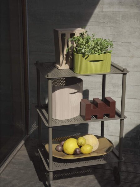 Muuto Kvetináč Ridge Planter H13, beige